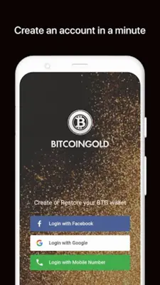 Bitcoin Gold Wallet - store & exchange BTG android App screenshot 5